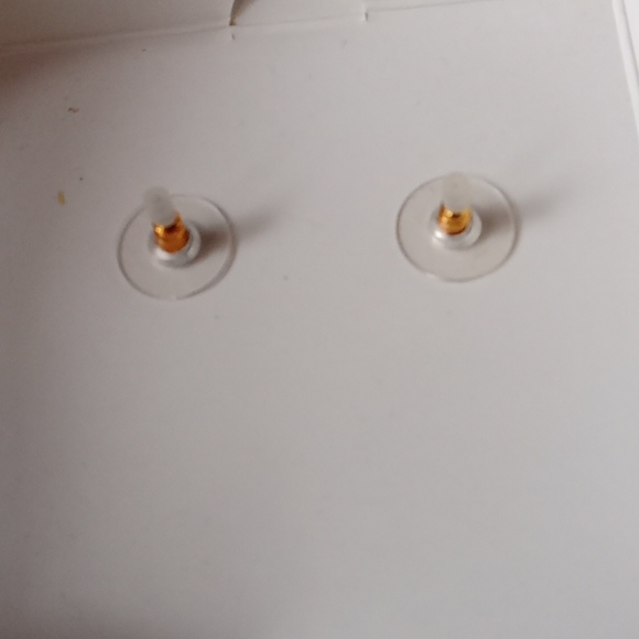 Betsey Johnson Earrings Golden Sea Turles Jeweled eyes and shell.Sweet,beautiful - Picture 4 of 6